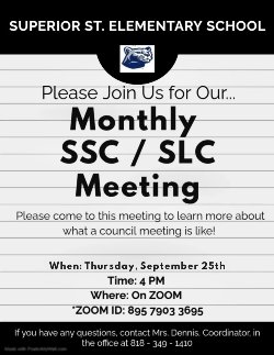 Meeting flyer